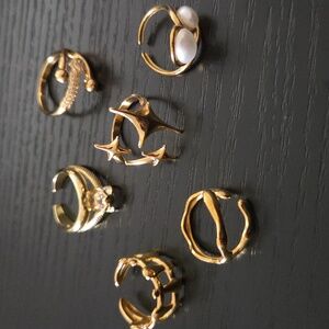 Stylish Stainless Steel Stacking Ring Set